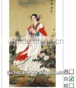 China Originator 3d Miniature Framed Picture Ancient 3d Beauty Picture thumbnail-1
