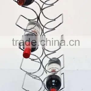 Customized Shining Fashionable Metal Wine Shelf Rack Quality Choice thumbnail-2