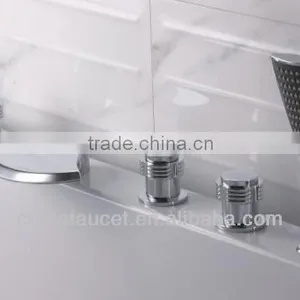 5 Pcs Bathtub Waterfall Mixer Tap With Plastic Handle Shower Q30015 thumbnail-1