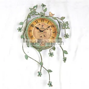 13A494NAA-Vintage Metal Wall Clock Antique Finish thumbnail-1