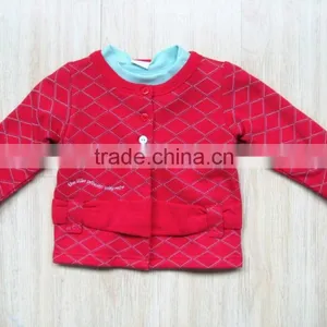 Wholesale Clothing Red Plain Clothing Baby Girls Spring Coats thumbnail-1