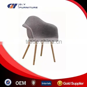 2015 Modern New Style Design Leisure and Comfortable Massage Cloth Chair Cover With Wood Legs thumbnail-1