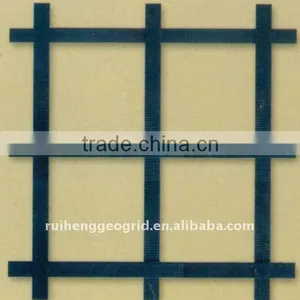 60KN/m--60KN/m,Flat Welding Biaxial Composite Steel Plastic Geogrid thumbnail-1
