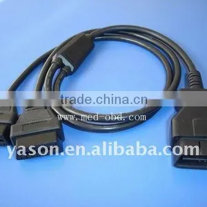 OBD2 Cable J1962M to 2 J1962F thumbnail-1