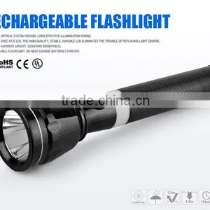 Cheap High Power Long Distance Aluminum Portable The Middle East LED Rechargeable Flashlight Torch - JD036 Keen thumbnail-1