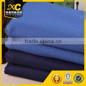 240gsm Twill Knitted Cotton Poly Stretch Denim Fabric thumbnail-2