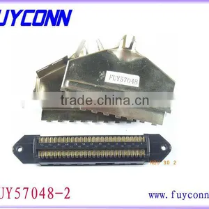 TYCO RJ21 Straight Cable Exit Centronics Connector 25 Pairs Plug Type IDC Connector 2.16in Centerliner thumbnail-1