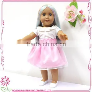 Custom New 18 Inch American Baby Girl Fashionable Cute Doll thumbnail-1
