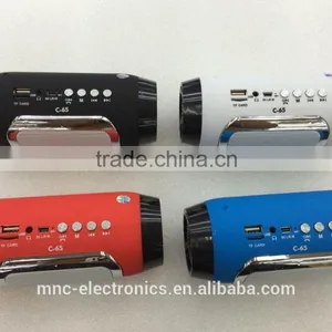 2016 High Quality 3D Sound Effect Portable Outdoor Bluetooth Speaker With Line In/hands Free Call, Can do Custom Logo Printing thumbnail-5