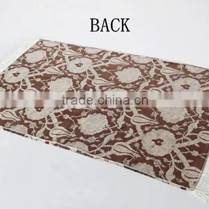 High Quality 100%Chenille Muslim Woven Prayer Rug Mat With Custom Design thumbnail-4