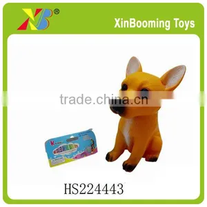 7.5" Soft Plastic Toy Dog Model for Kids thumbnail-1