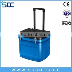 Cool Insulated Cooler With Wheel And Pull Rod thumbnail-1