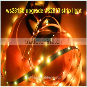 DC 5V 30leds/meter White/black PCB Digital Addressable WS2813 RGB LED Strip Lights thumbnail-4