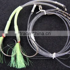 Groper Heavy Duty Rigs Two Flasher 13/0 Recurve Circle Hooks Effective on Other Deep Water Fish thumbnail-2