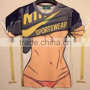 3D Digital Printing Fashion Casual Short-sleeved T-shirt thumbnail-3