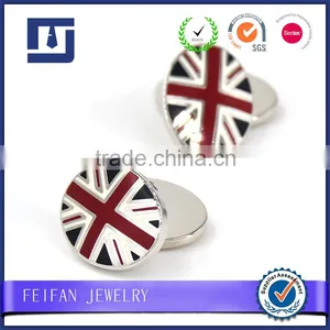 Different High Quality Countries' Flag Cufflinks Factory Manufacture Fashion Jewelry for Men thumbnail-1