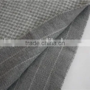 Light Grey Double Sided Wool Scarf thumbnail-4