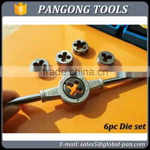 6 Piece Screw Thread Marker Tool Small Die Set for Threading thumbnail-1