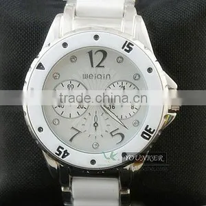 Diamond/Crystal Watch,Sport Unsex Watch,Stainless Steel Wristwatch Japan Quartz Movt thumbnail-1