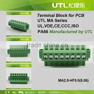 New UTL MA2.5/HF5.0 European Plastic Terminal Block Connector thumbnail-1