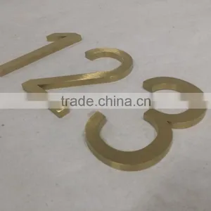 High Quality Brass Coating House Number thumbnail-3