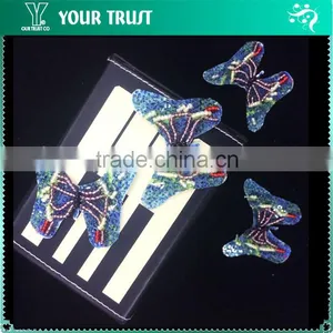 Decorative For Dress Sprakling Butterfly Sequin Applique Patch thumbnail-4