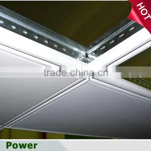 Baffle Ceiling Suspended Ceiling Grid Hanging Wire White Flat Ceiling t Grid Exposed Stereo Ceiling t Grid thumbnail-1