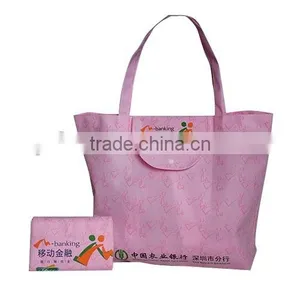 Recycle White Non Woven Hande Bag, Heat Transfer Printing Non-woven Bag thumbnail-2