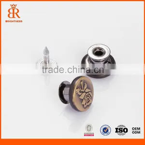Moving Metal Jeans Buttons Denim Jeans Button Screw Jean Button thumbnail-1
