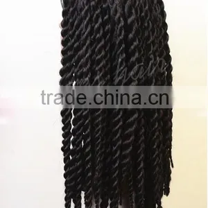 100% Japanese Fiber Havana Mambo Twist Crochet Braids Synthetic Lace Front Wig Wtih Baby Hair thumbnail-5