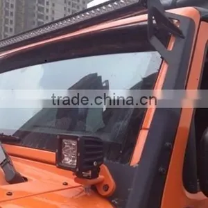 Aluminum Head Light Chrome Headlight Bracket Side Mount Led Light Bar Headlight Mount Brackets thumbnail-6