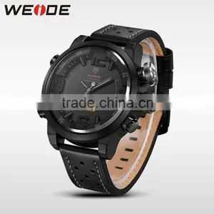 High Quality WEIDE Luxury Men Watch Japan Movt Quartz Watch Stainless Steel Back Big Face Watch Digital Gray WH5210 thumbnail-2