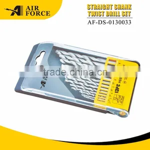 High Quality 13 Pcs H.S.S Straight Shank Twist Drill Set thumbnail-1