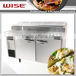 Hot Selling Stainless Steel Pizza Worktable Hotel Equipment thumbnail-3