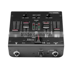 DM-200U Professional 2 Channel USB Sound Card Inside Mixer thumbnail-1