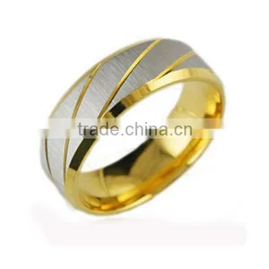 2014 China Factory Stainless Steel Design Saudi Gold Jewelry Ring Model LR7201 thumbnail-1