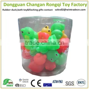 Squeak Sound Mini Rubber Frog Baby Promotion Vinyl Gift thumbnail-1