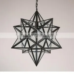 Antique Ancient Style Lamp Resin Glass Material Lighting Pendant Light thumbnail-6