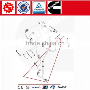 Cummins Diesel Engine 5270253 ISF Fuel Drain Tube thumbnail-1