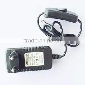 12v 700ma Mobile Power Supply With Switch Button Power Adapter For 3528 5050 Strip LED thumbnail-4