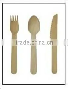 Disposable Wooden Flatware Sets thumbnail-1