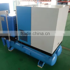 10hp Industrial Rotary Screw Type Air Compressor With Air Dryer Air Tank thumbnail-4