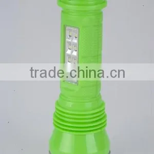 1W Flash Torch With 8 Smd Led Side Light Lead-acid 700MAH Hiking /running Led Rechargeable Torch Light 1916 thumbnail-4