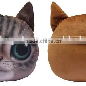 Home Chair Pillow Car Cushion Cover Cat Shape Pillow Cover Cartoon Seat Cushion Cover thumbnail-5