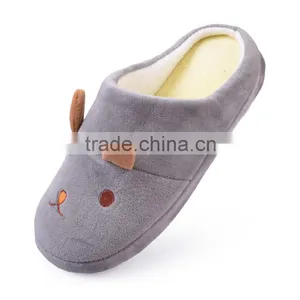Autumn and Winter Men Women Cotton Padded Lovers at Home Slippers thumbnail-1