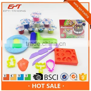 Funny Plasticine Cake Mud Toys Kid Modeling Color Clay Tool Toys thumbnail-1