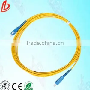 Simplex SC-SC/UPC Singlemode Fiber Optic Patch Cord 3m Fiber Jumber 2.0mm thumbnail-1