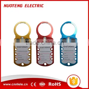 LAH01 Durable Anodized Lluminum Alloy Lockout Hasps With Labels thumbnail-3