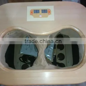 Japan Hot Sale Hemlock Far Wooden Foot Sauna With Tourmaline (CE/RoSH/ISO) thumbnail-4