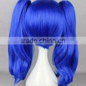 Dark Blue Wig With Two Ponytails Enomoto Takane Anime Wig N475 thumbnail-3